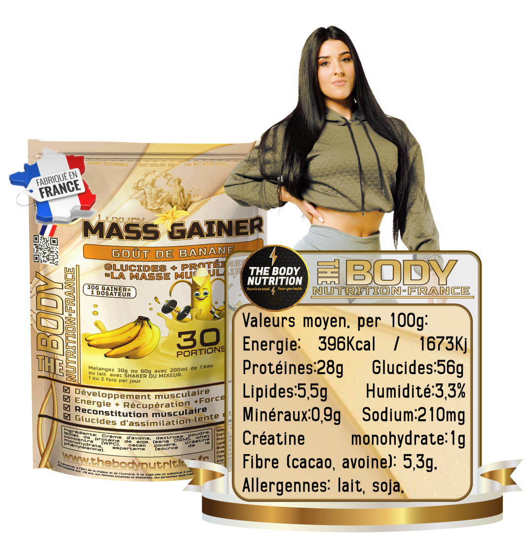 LUXURY MASS GAINER 900g