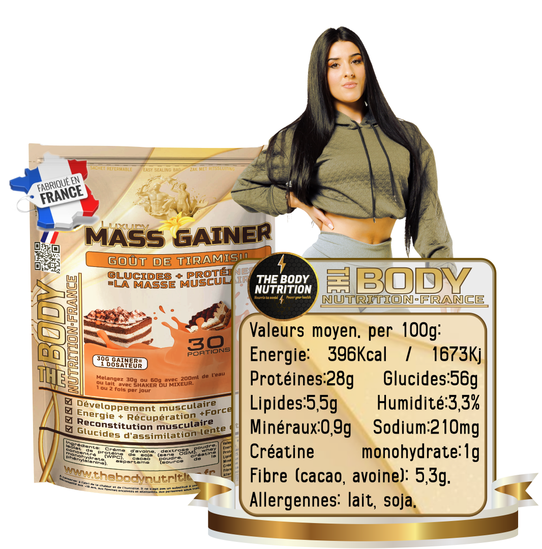 LUXURY MASS GAINER 900g