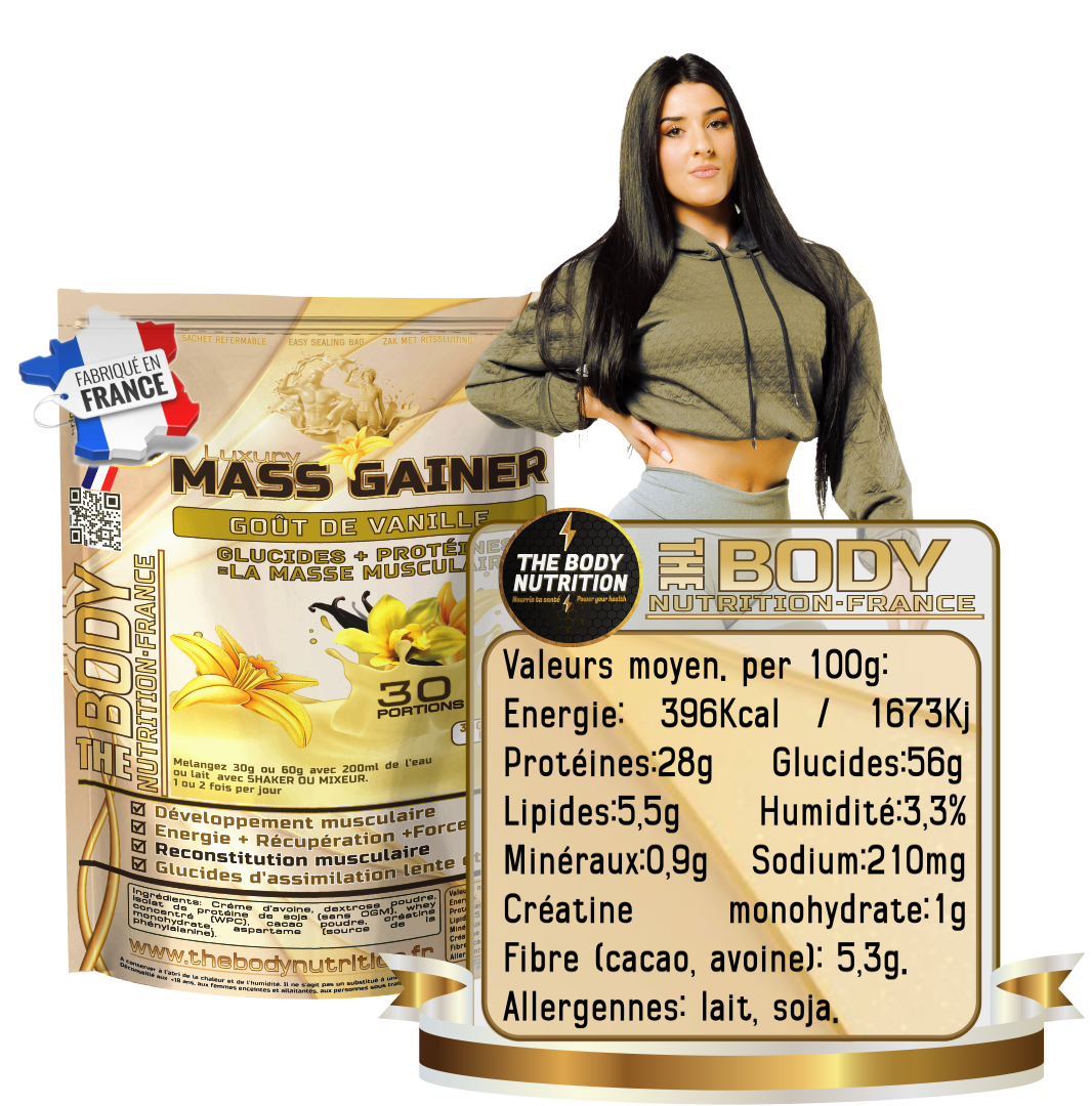 LUXURY MASS GAINER 900g